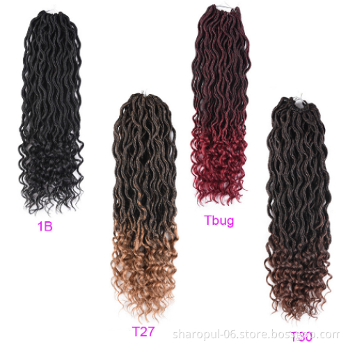 African Hair Extension Dreadlock Crochet Twist Braid Synthetic Weave Pack Goddess Faux Locs